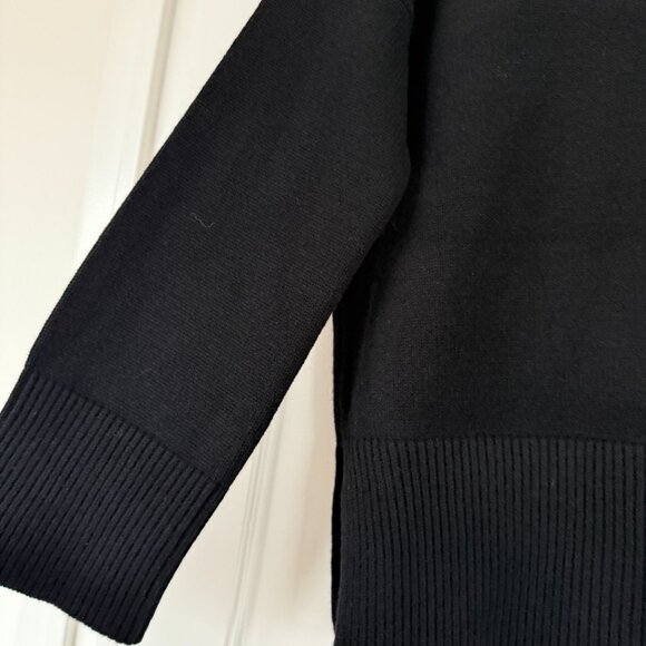 NWT Canada Goose Ladies Copal Cashmere Turtleneck Sweater In Black Sz Medium - Picture 5 of 10